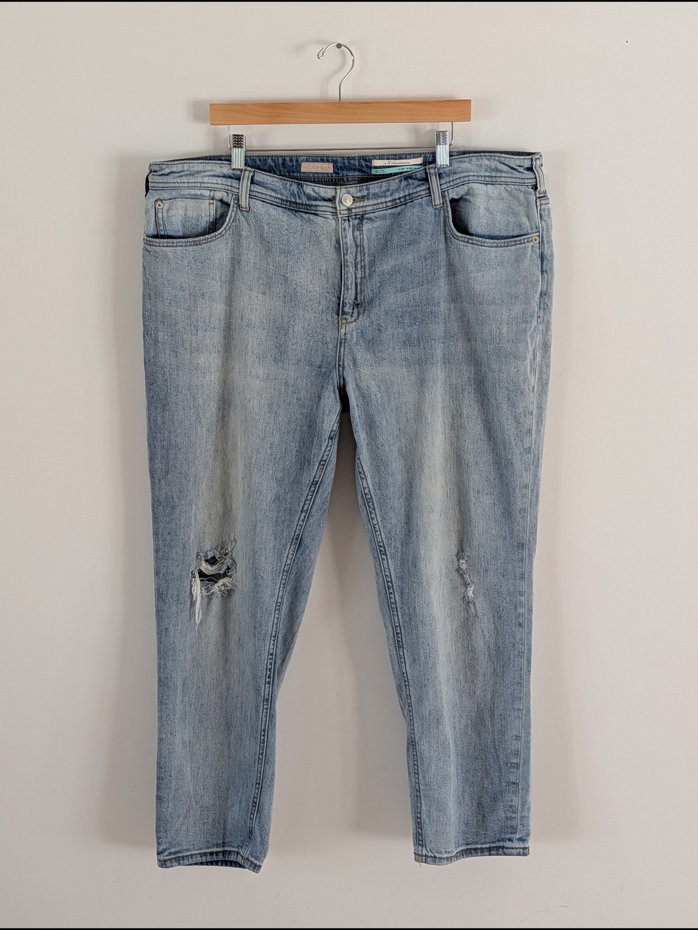 Anthropologie Pilcro Distressed Light Wash Jeans 20W